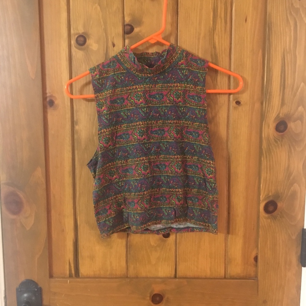 Psychedelic crop top